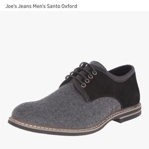 Joe's Jeans Charcoal and Black Men's Santo Oxfords Sz 10